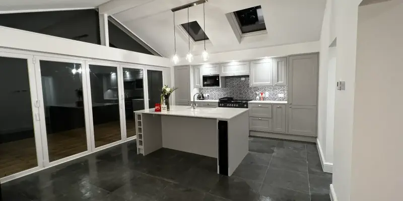 Renovated open-plan interior finished by Sterling Renovations