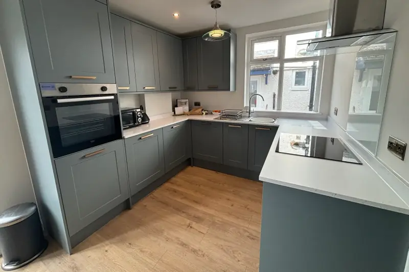Contemporary kitchen renovation by Sterling Renovations